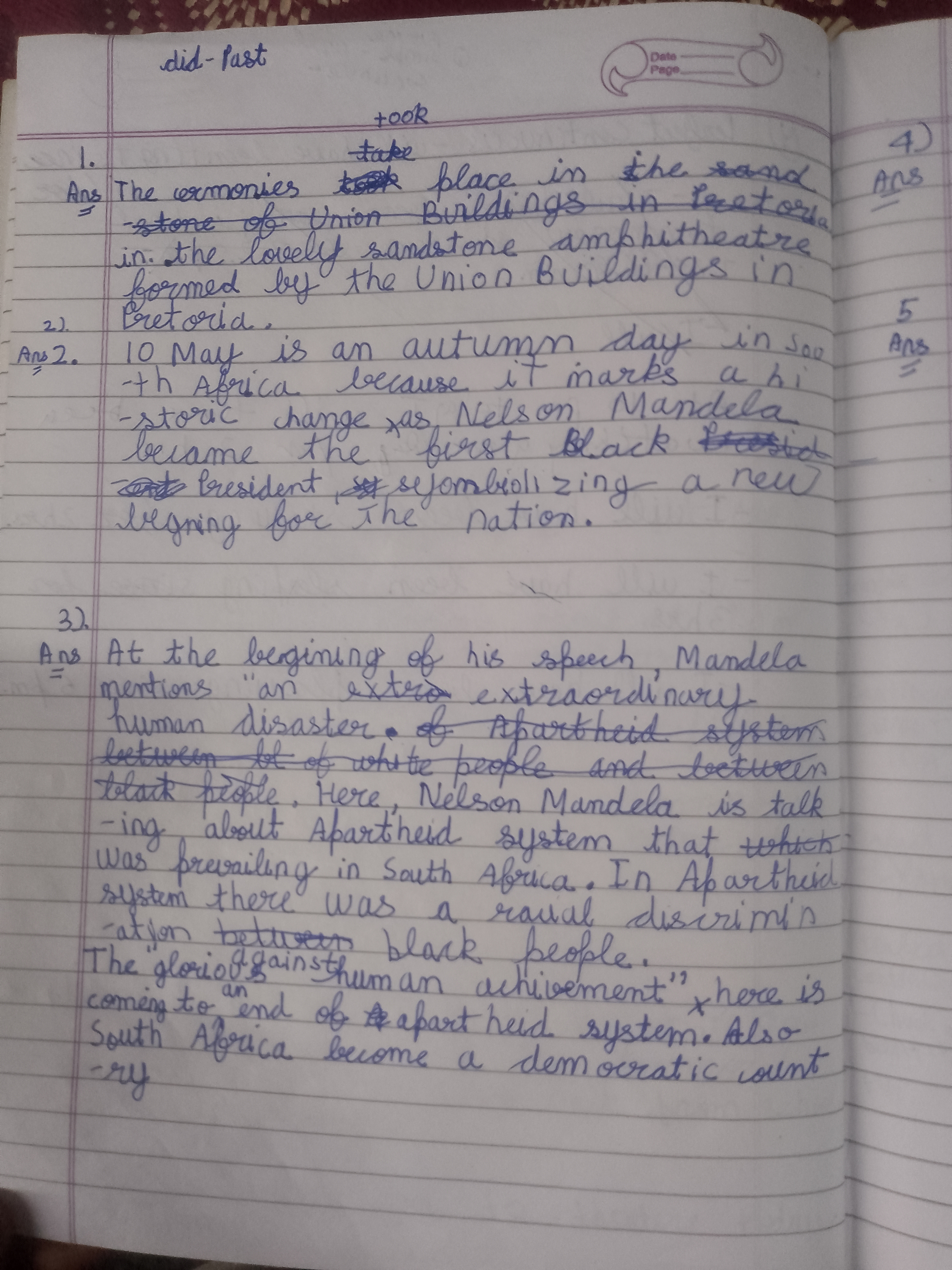 Nelson Mandela Note 1
